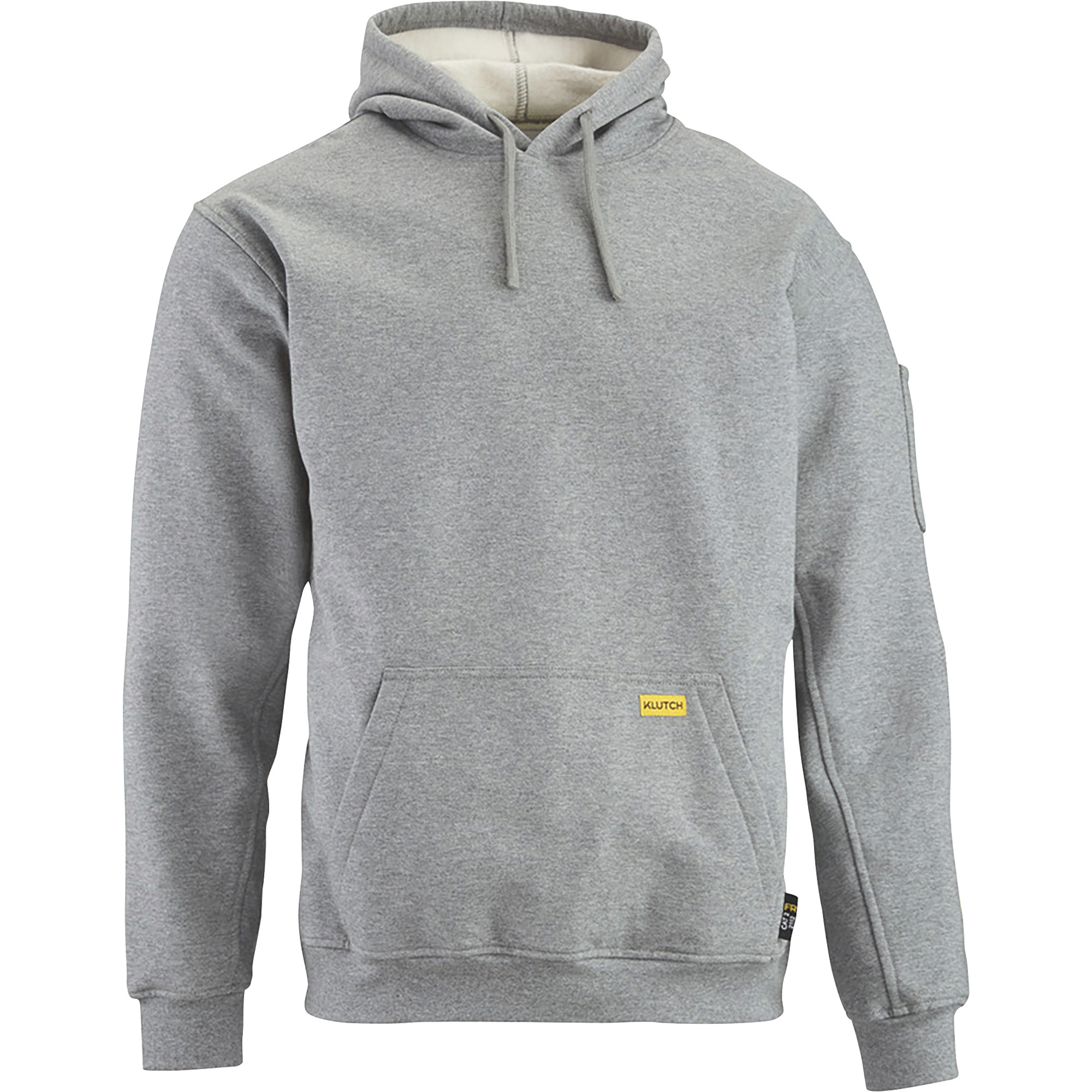 Klutch FR Hooded Sweatshirt, Heather Gray